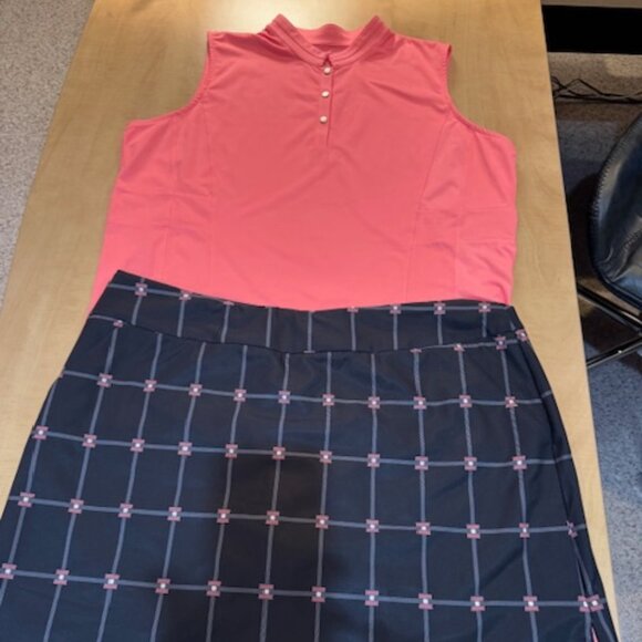 Tail Peach Sleeveless Golf Shirt Sz XXL - Picture 6 of 6